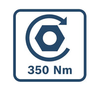 Avvitatore A Massa Battente Bosch GDS 18V-350 In Valigetta L-BOXX 136 + 2 Batteria 4,0Ah + Caricabatterie GAL 18V-40 - 06019M5022