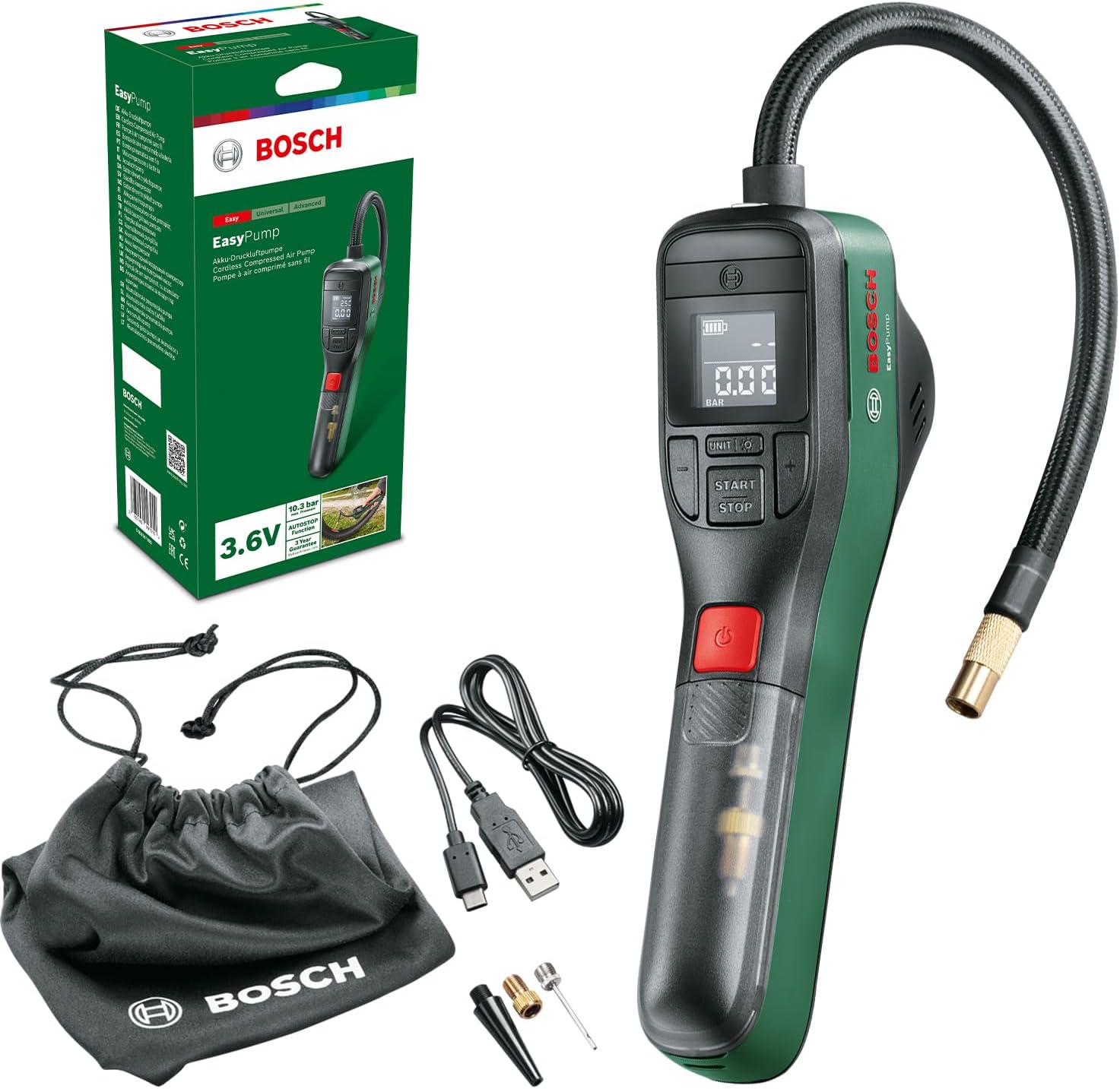 Minicompressore Bosch EasyPump 10.3 bar