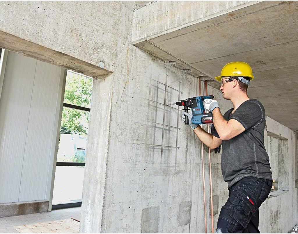 Martello Perforatore A Batteria Tassellatore Bosch GBH 18V-26F Professional 2,6J + 2 Batterie 5.5Ah + Caricabatterie + Valigetta L-BOXX 136 - 061191000F