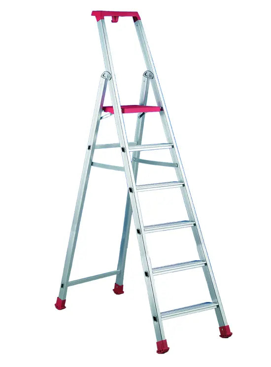 Scala In Alluminio Per Utilizzo Professionale 6 Gradini SVELT MAREA