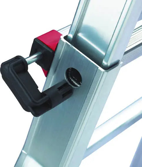 Scala In Alluminio Telescopica 8+8 GR Con Stabilizzatore Svelt Scalissima SSCAL008/A 4,10mt