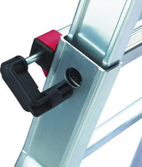 Scala In Alluminio Telescopica 8+8 GR Con Stabilizzatore Svelt Scalissima SSCAL008/A 4,10mt