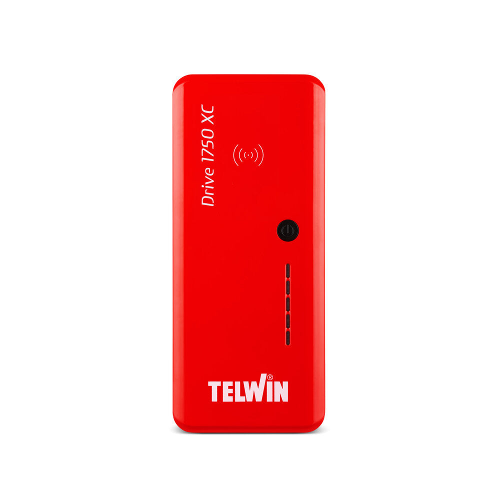 Avviatore Booster Multifunzione Telwin Drive 1750XC  12V per Auto Moto Barche 1500A + Powerbank Quick Charge e Wireless 829574