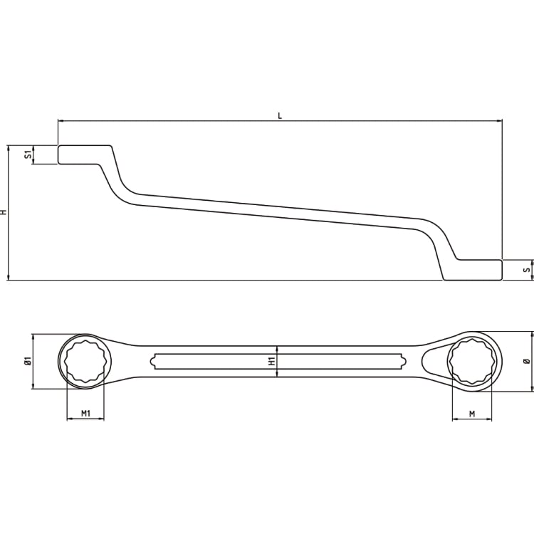 Chiavi Poligonali Doppie Curve Profonde Beta 90