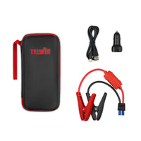 Avviatore Booster Multifunzione Telwin Drive 1750XC  12V per Auto Moto Barche 1500A + Powerbank Quick Charge e Wireless 829574