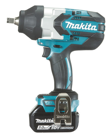 Avvitatore Ad Impulsi Brushless A Batteria 18V Makita DTW1002RTJ + 2 x 5.0Ah + Caricabatterie