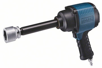 Avvitatore Pneumatico A Impulsi Bosch P-LINE 3/4”, 300-850Nm, 4500 giri/min, M22, 18 l/s + Mandrino Lungo - 0607450619