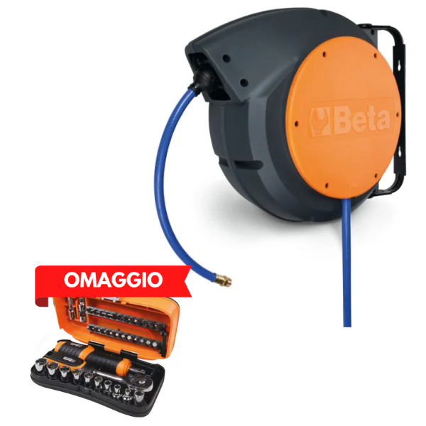 Avvolgitubo Automatico Beta 1900M 8/KC Per Aria O Acqua, 8x12mm 15mt + OMAGGIO Cassetta Beta BW900-C39