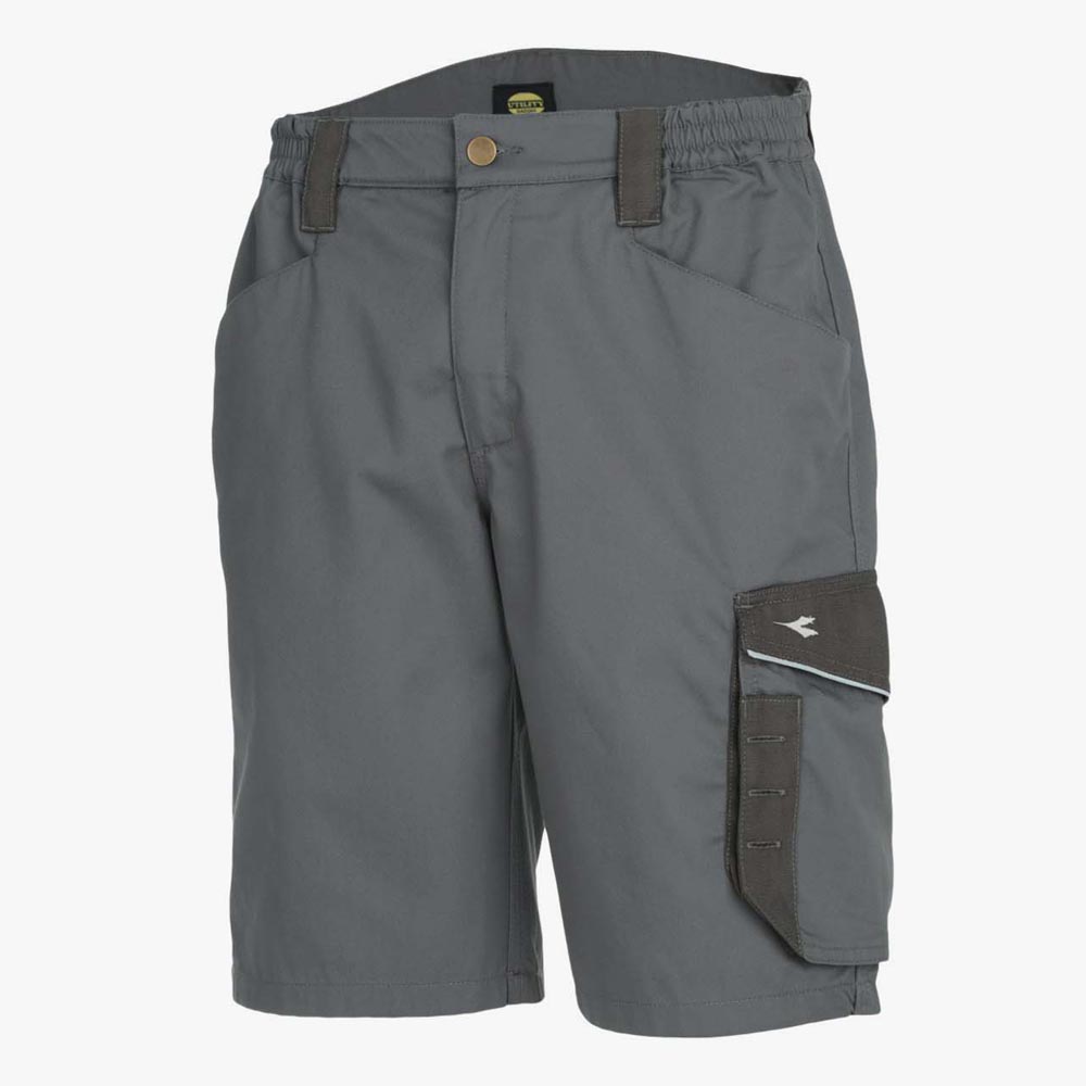 Bermuda Da Lavoro Diadora POLY Colore Grigio Acciaio 161758-75070
