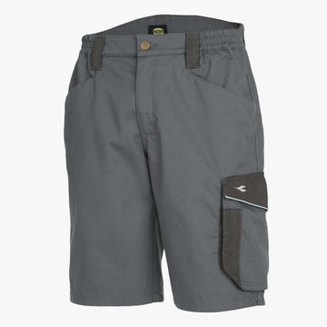 Bermuda Da Lavoro Diadora POLY Colore Grigio Acciaio 161758-75070