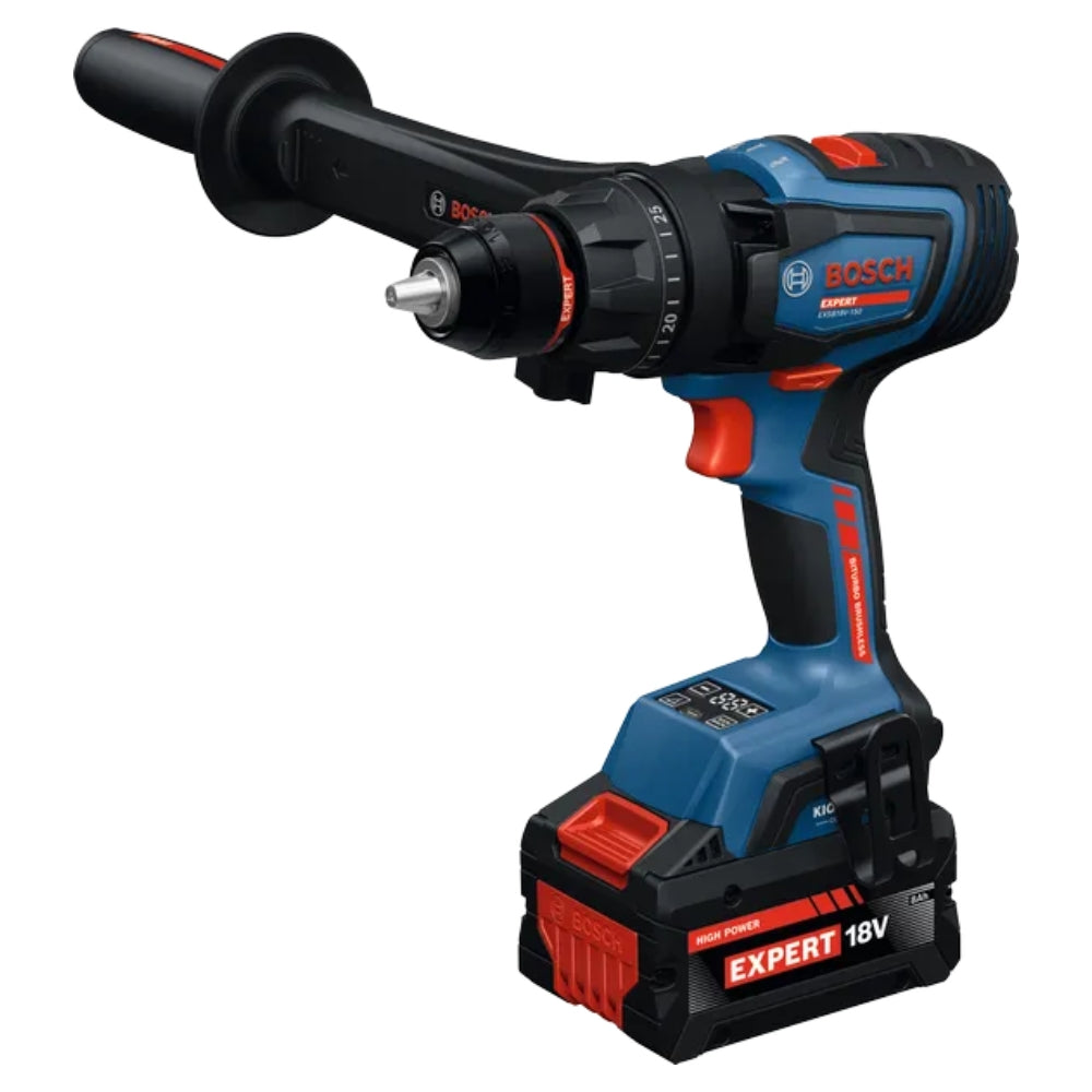 Trapano Avvitatore A Percussione Bosch Expert EXSB18V-150 18V BITURBO Con 3 Batterie + Caricabatteria In Valigetta L-BOXX - 06019R3202