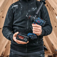 Trapano Avvitatore A Percussione Bosch Expert EXSB18V-150 18V BITURBO Con 3 Batterie + Caricabatteria In Valigetta L-BOXX - 06019R3202