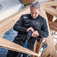 Trapano Avvitatore A Batteria Con Percussione Bosch Expert EXSB18V-90 18V Brushless Con 3 batterie 4.0 Ah + Caricabatterie e Valigetta L‑BOXX - 06019R3102