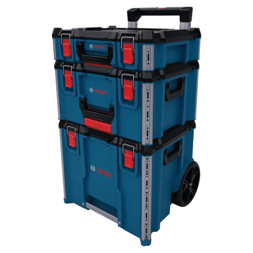 Set 3 Valige Portautensili Con Carrello Bosch L-BOXX - 1600A037DY