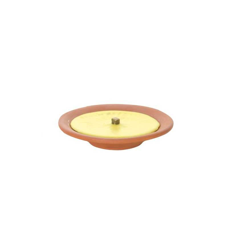 Candela Alla Citronella In Terracotta mm145 Lapillo 05898