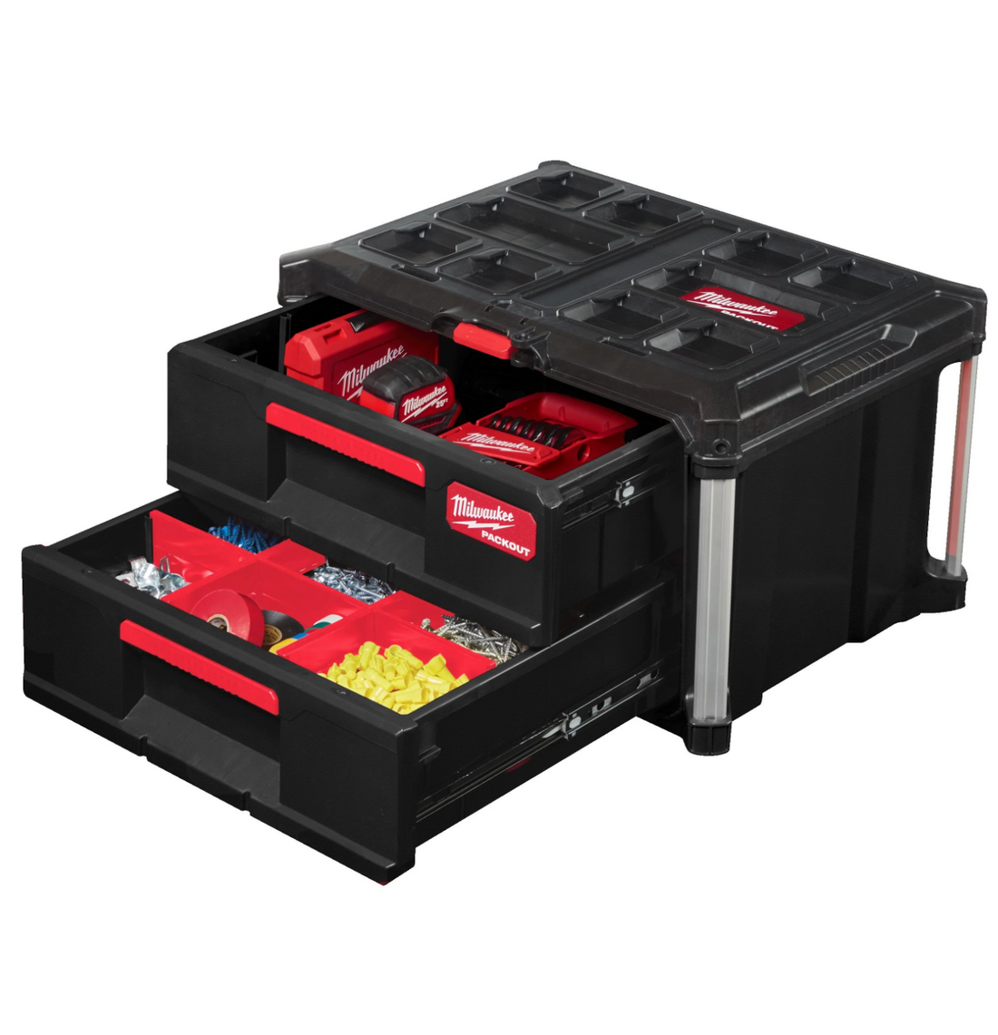 Cassettiera Portautensili Con 2 Cassetti  PACKOUT™ Milwaukee