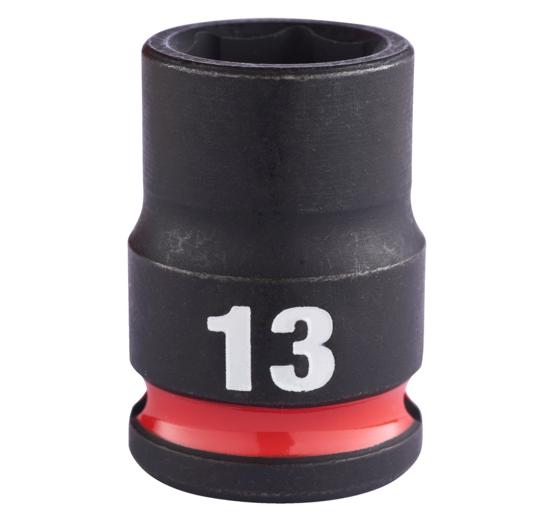 Chiave A Bussola A Macchina 13MM Da 3/8" Corta - Shockwave™ Impact Duty Impact Sockets Milwaukee 4932480270