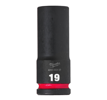 Chiave A Bussola A Macchina 19MM Da 1/2" Lunga - Shockwave™ Impact Duty Impact Sockets Milwaukee 4932480337