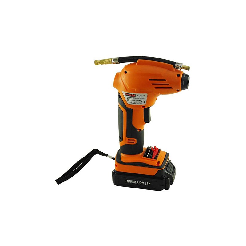 Compressore Portatile A Batteria 18V Powerplus Mistral PH18LI