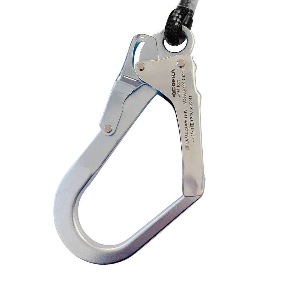 Cordino Singolo Con Assorbitore Di Energia Integrato 1,5m Cofra DUFLERE A061-1100