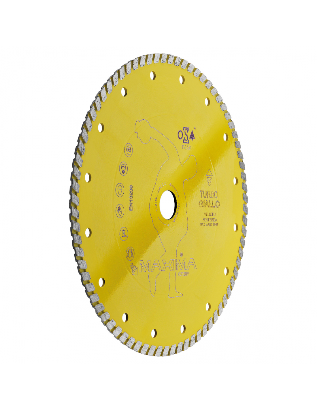 Disco Diamantato Maxima 115mm Turbo Giallo TGI115SF