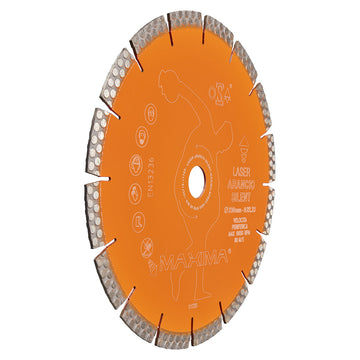 Disco Diamantato Silenziato Maxima 230mm Laser Arancio Silent LAS230SF