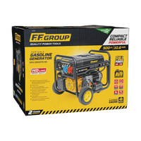 Generatore Di Corrente A Benzina F.F. Group GPG 7500TE HD 7.5kW 420cc Carrellato