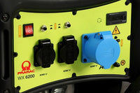 NOLEGGIO GENERATORE DI CORRENTE 5KW 230V Monofase A Benzina Pramac WX 6200 Carrellato Con AVR