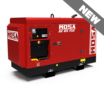 NOLEGGIO Gruppo Elettrogeno Generatore MOSA GE 65 FSX SILENZIATO 52.8kW