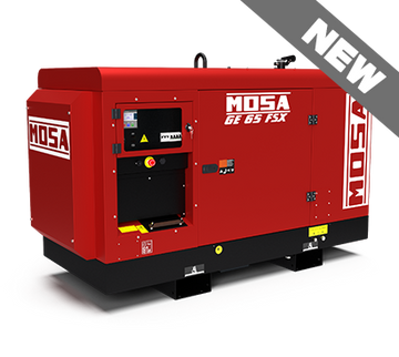 NOLEGGIO Gruppo Elettrogeno Generatore MOSA GE 65 FSX SILENZIATO 52.8kW