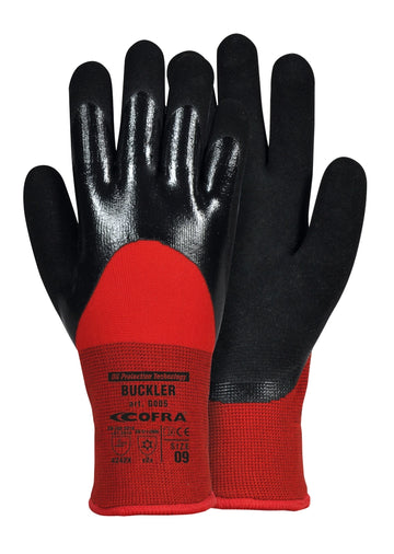 Guanti Da Lavoro Categoria II Protezione Dal Freddo In Nitrile Cofra Buckler G005-D100