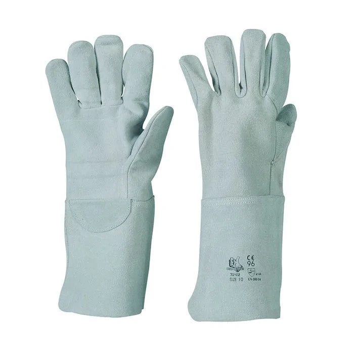 Guanti Da Lavoro Per Saldatore In Crosta R.INT.M/CR.15 CM.INDIA Taglia 10 Socim 30102S