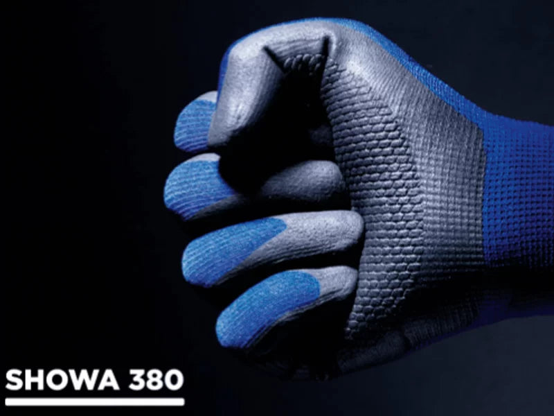 Guanti Da Lavoro SHOWA 380 NITRILE FOAM BLU