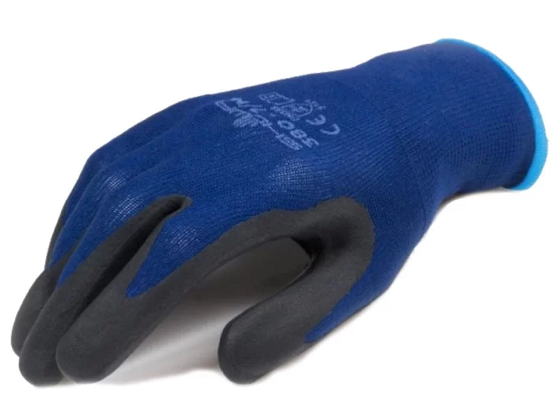 Guanti Da Lavoro SHOWA 380 NITRILE FOAM BLU