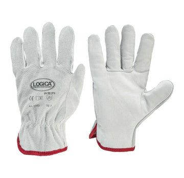 Guanti da Lavoro in Pelle Crosta Logica 103ES Taglia 10