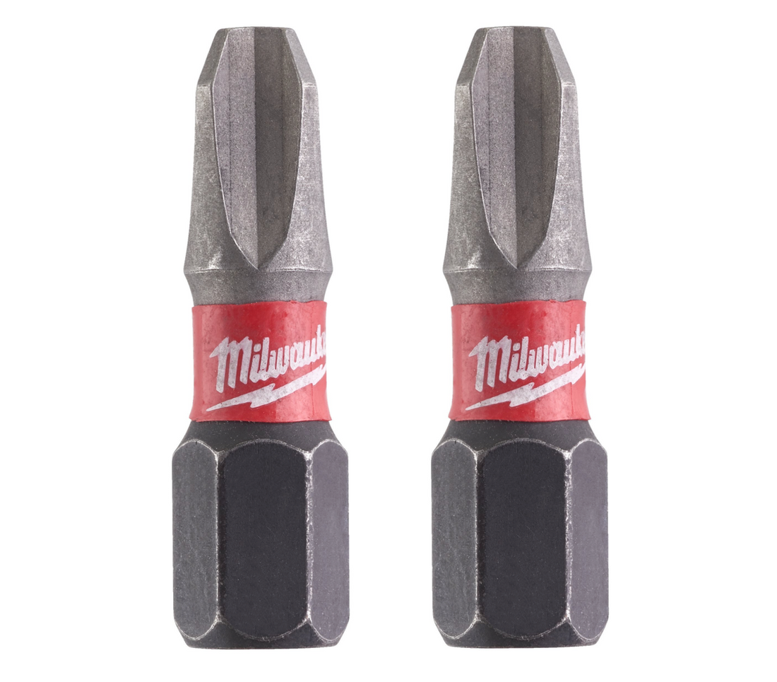 Insert for Impact Wrench Bit Shockwave PH3 Length 25MM 2 PIECES Milwaukee