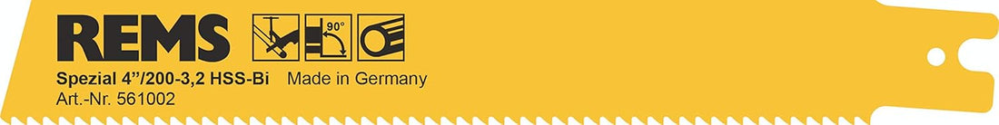 Lame Per Seghetti Special 4"/200-3, 2 200mm 5 Pezzi REMS 561002