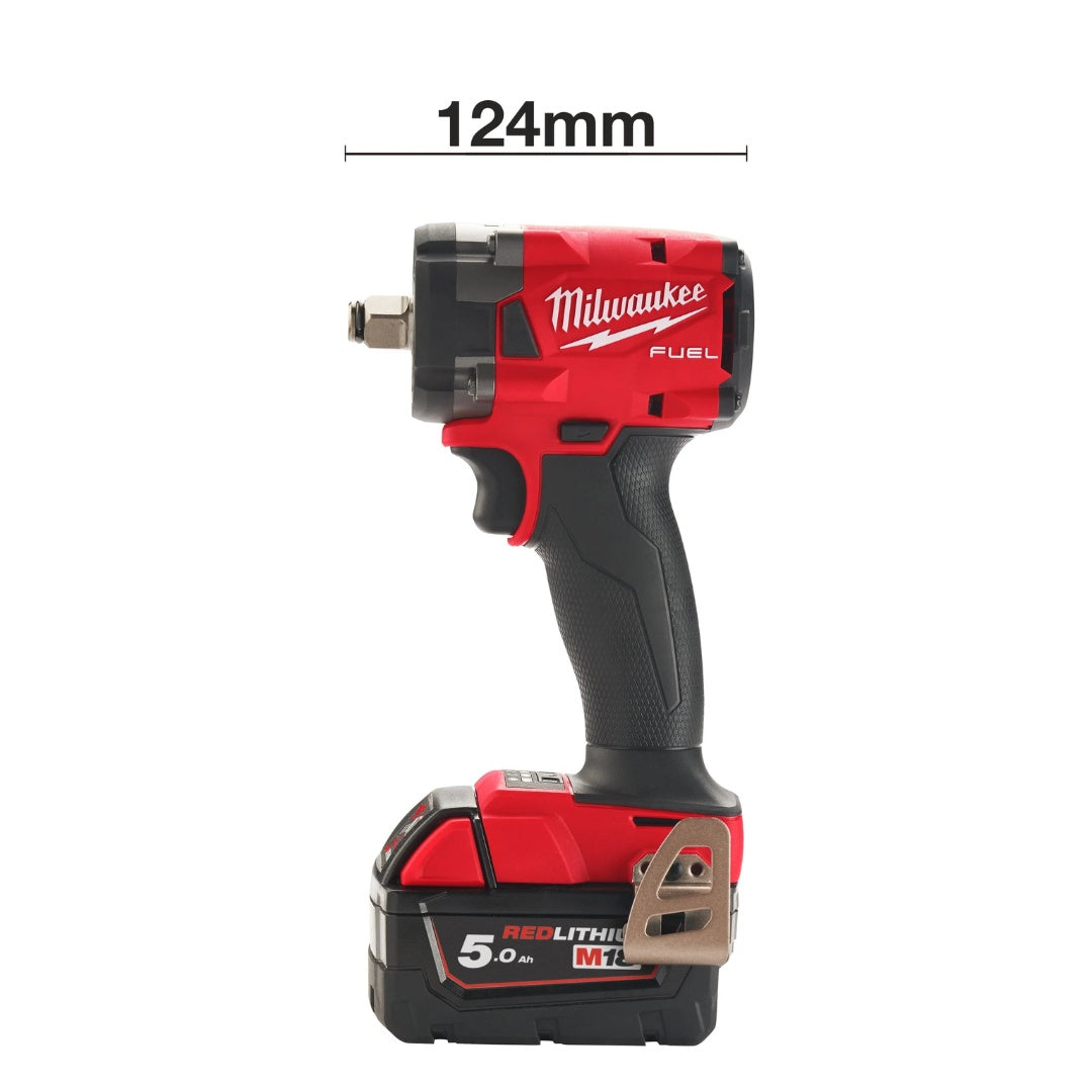 Avvitatore Ad Impulsi Compatto M18 Fuel™ Attacco ½″ Quadro F M18 FIW2F12-502X Milwaukee