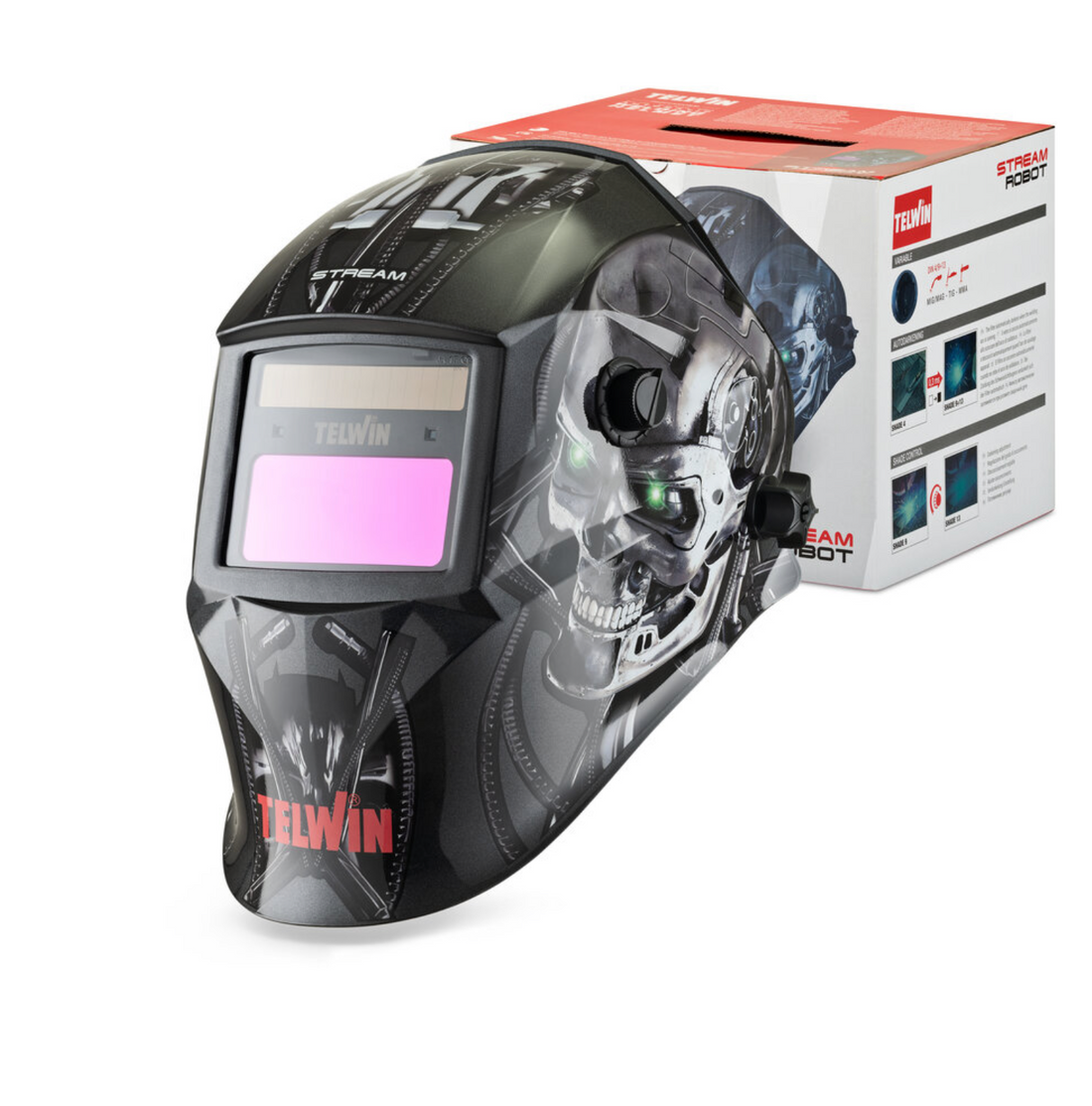 Maschera Da Saldatura Mma/Mig-Mag/Tig Telwin Stream Robot 804234