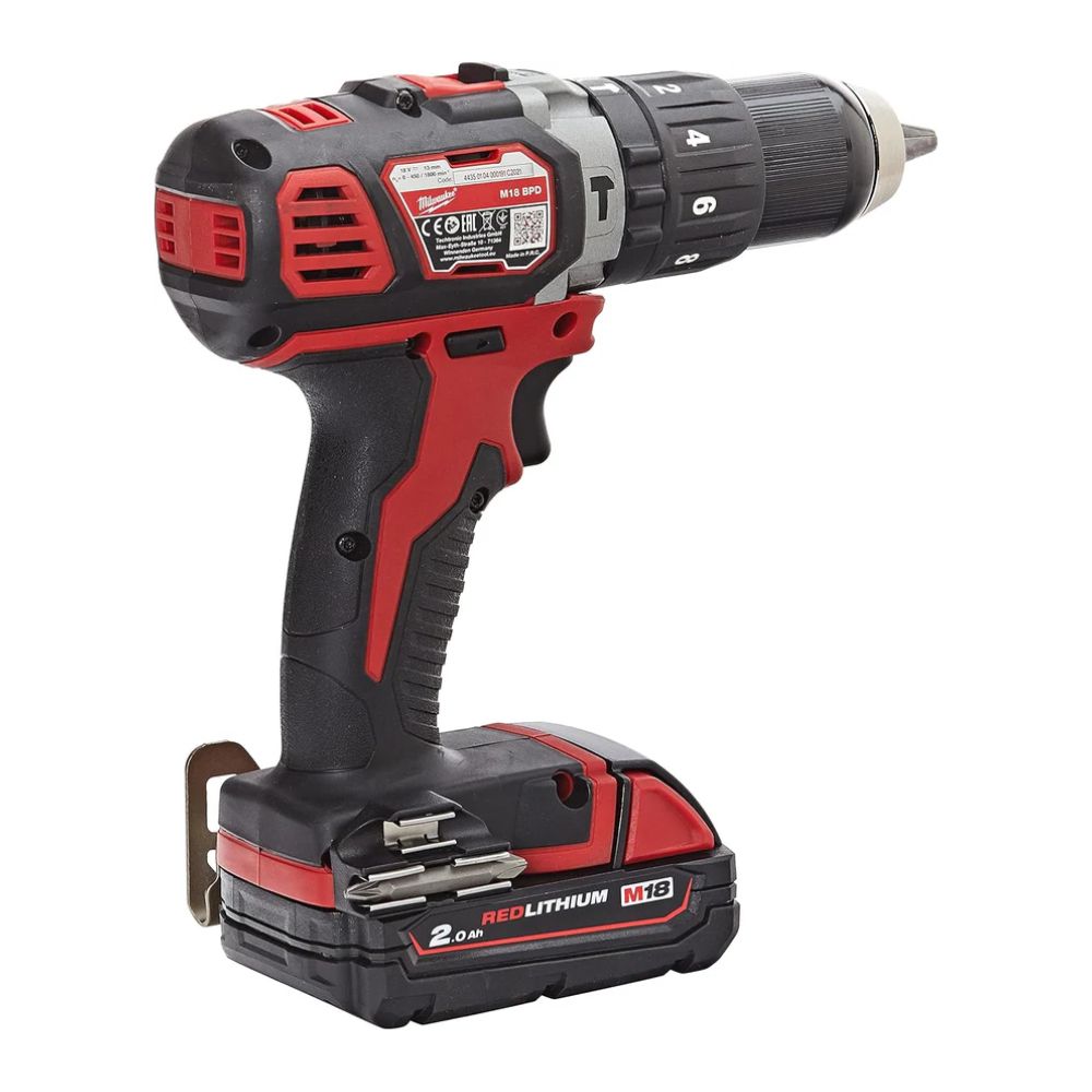 Milwaukee M18 CBLPD-202C 18V Compact Brushless Cordless Impact Drill