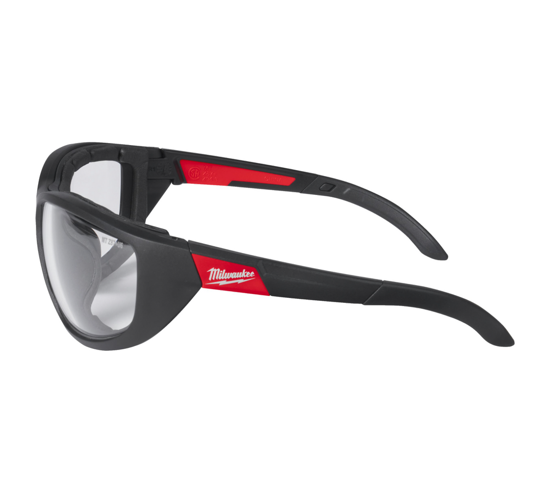 Milwaukee PREMIUM Safety Glasses With Foam Insert 