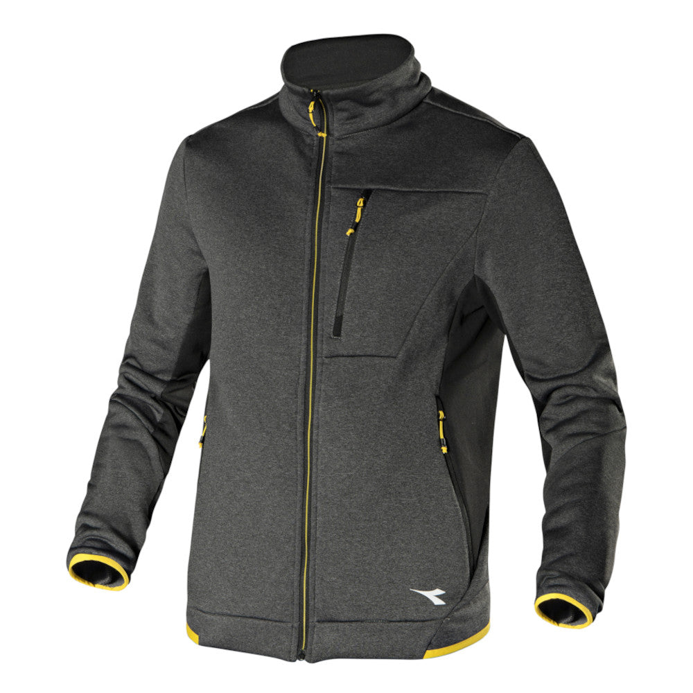 Felpa Da Lavoro Diadora POLAR FLEECE TECHNO Colore Grigio-Nero 179457-D0217