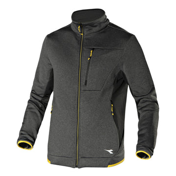 Felpa Da Lavoro Diadora POLAR FLEECE TECHNO Colore Grigio-Nero 179457-D0217