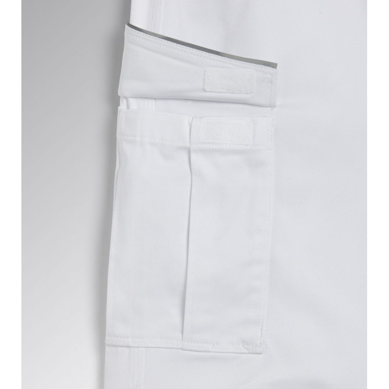 Pantaloni Da Lavoro Diadora PANT STAFF STRETCH CARGO Colore Bianco 177649-20002 ULTIMI PEZZI