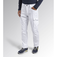 Pantaloni Da Lavoro Diadora PANT STAFF STRETCH CARGO Colore Bianco 177649-20002 ULTIMI PEZZI