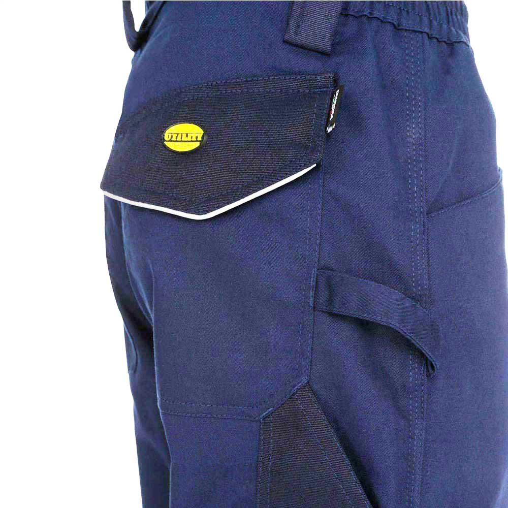 Pantalone Da Lavoro Multitasche Diadora Rock Colore Blu Classico - 160303-60062
