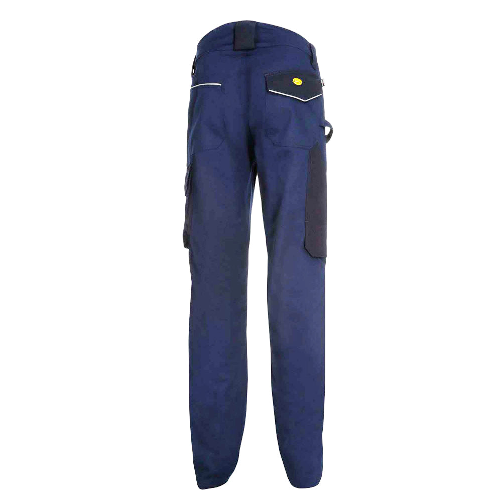Pantalone Da Lavoro Multitasche Diadora Rock Colore Blu Classico - 160303-60062