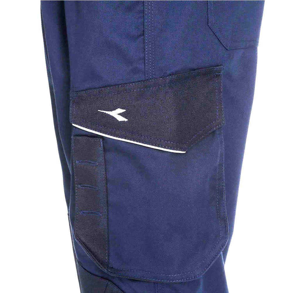 Pantalone Da Lavoro Multitasche Diadora Rock Colore Blu Classico - 160303-60062