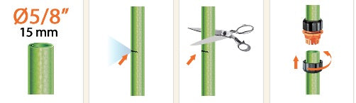 Raccordo Giuntatubo Riparatore 5/8” Claber 8563