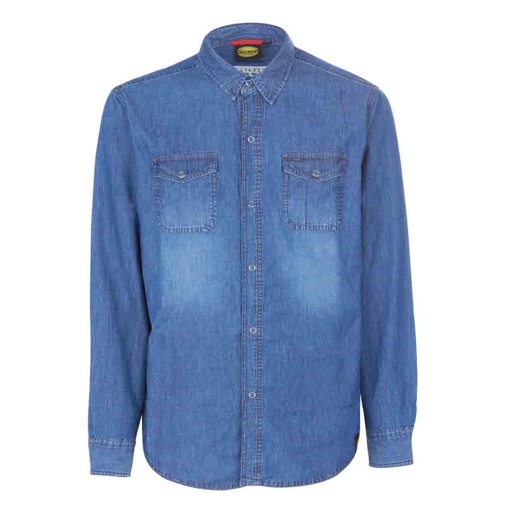Camicia Da Lavoro In Jeans Denim 4 Stagioni Blu Diadora 171663-C6535
